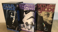 Star Wars trilogy VHS movies