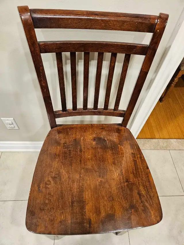 Wooden Bar Stools x 3 in Dining Tables & Sets in Mississauga / Peel Region - Image 4