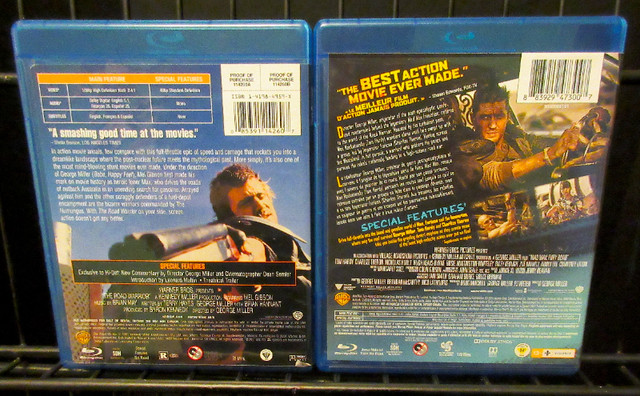 The Road Warrior, Mad Max Fury Road Blu-ray x 2 ~Great Condition in CDs, DVDs & Blu-ray in Stratford - Image 2