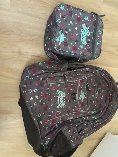 sac à dos pour filles école avec boîte à lunch marque ROOTS, View more