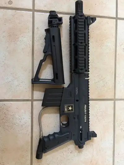 Tippmann Project Salvo Paintball Marker – Never Fired! , View more
