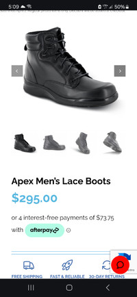 Apex Mens 10.5 Boots / Sneakers