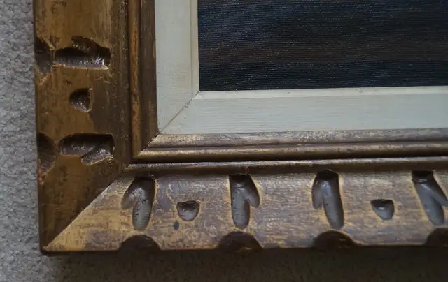 VINTAGE WOOD FRAME  - FRUIT PRINT in Arts & Collectibles in Mississauga / Peel Region - Image 3