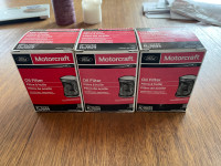 Ford MOTORCRAFT oil filters x3