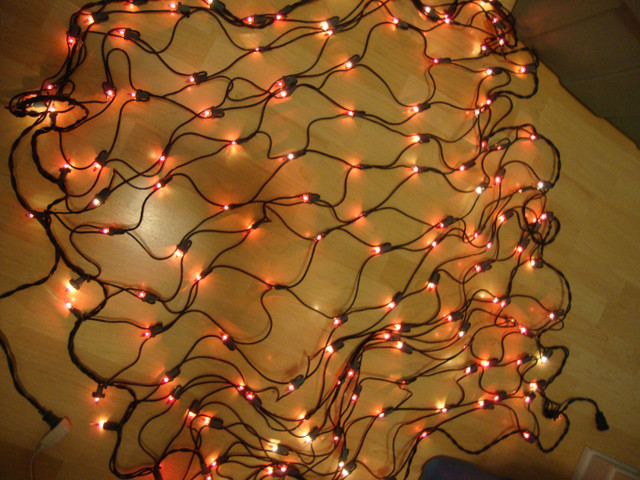 Lumières de Noël extérieures en filet rouge $10.00 dans Fêtes et événements  à Longueuil/Rive Sud - Image 3