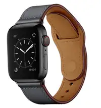 apple Iwatch full leather gray Band great condition