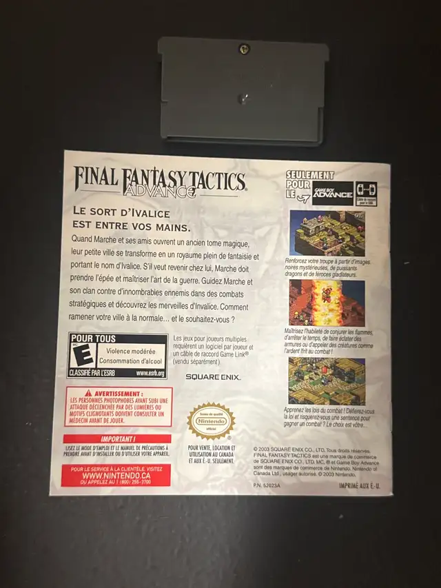 Final Fantasy Tactics Advance62865712500099121