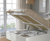 IKEA MALM White Storage Bed Double/Full Pristine Condition  $20063793655845633120