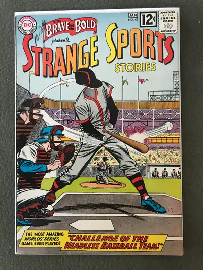 Brave and the Bold #45 FN- (5.5) $25. #46 VG/FN (5.0) $25. (1963) DC Special Strangest Sports Storie...