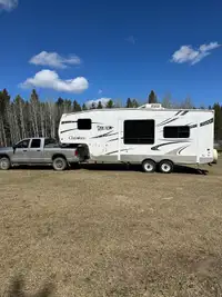 Truck and camper