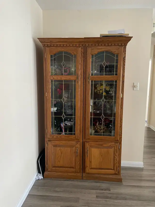 Antique Wooden Cabinet  in Bookcases & Shelving Units in Cambridge - Image 2