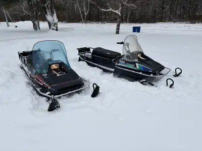 Selling pair of bravo 250 long tracks in running condition 4500 each or 7500 for the pair you no rus...