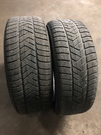 2 used P235/55/19 Pirelli Scorpion Winter Tires