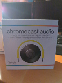 Chromecast Audio, Brand New in sealed box