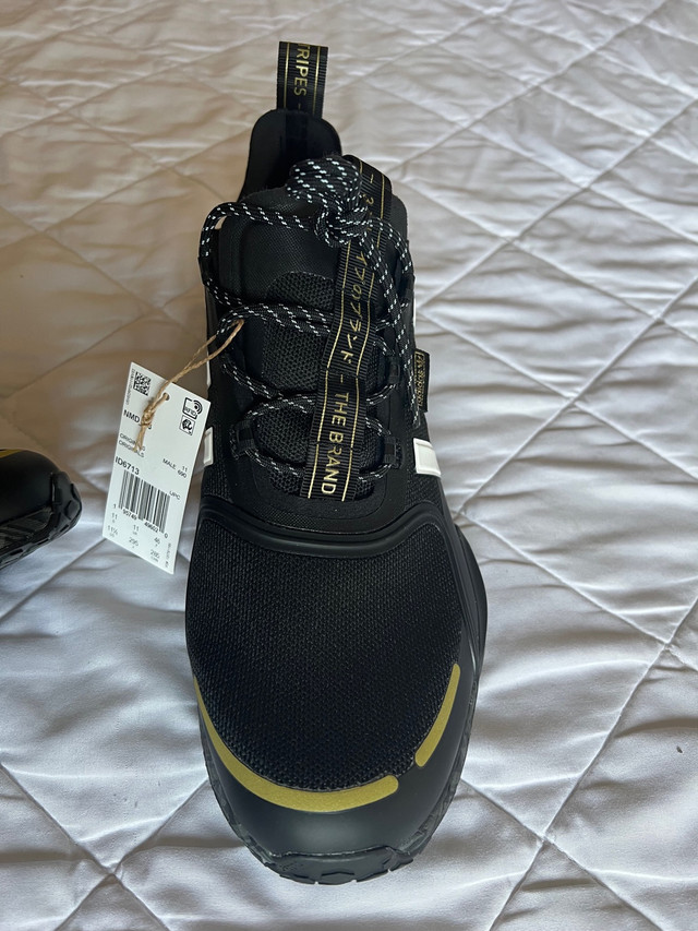 Brand New Adidas Originals NMD_V3 sneakers. Black/Gold size 11.5 in Men's Shoes in Oshawa / Durham Region - Image 2