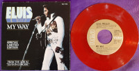 Elvis Presley- My Way/America 1977 Red Vinyl