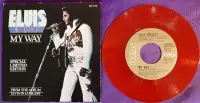 Elvis Presley- My Way/America 1977 Red Vinyl