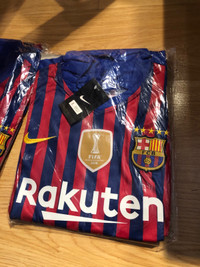 Men’s Nike Soccer Jersey and Shorts FCB FIFA (New in Package)