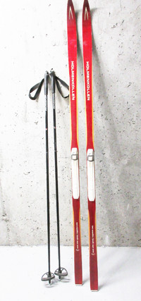 Ensemble skis de fond (skis + bottes + bâtons) - Skis VINTAGE
