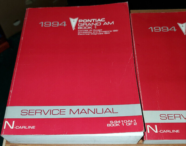 1994 GM GRAND AM Pontiac Service Manual Set OEM in Other in Kingston - Image 2