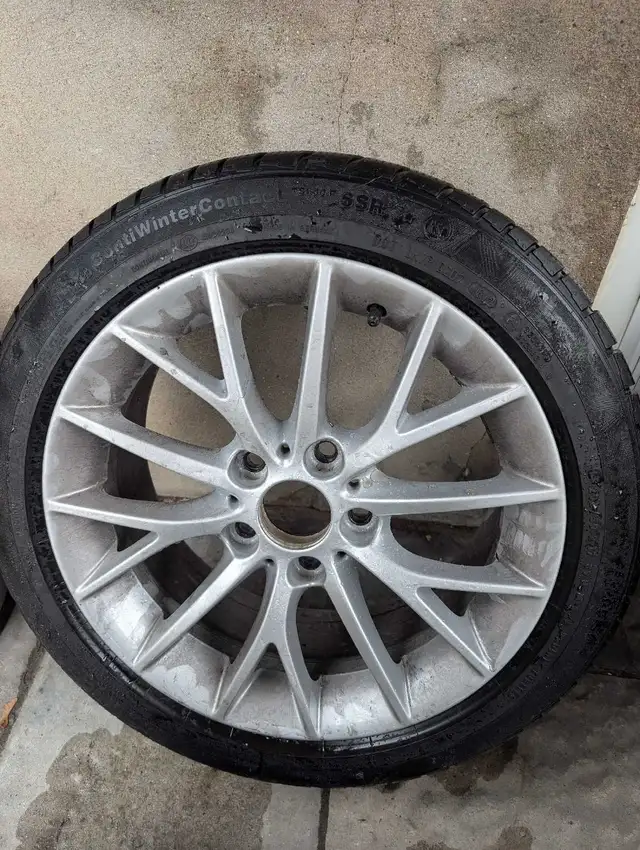 Genuine BMW 17" wheels and Continental tires in Tires & Rims in Kitchener / Waterloo - Image 5