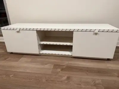 White TV Stand – Like New, View more