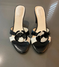 Black and White Women’s Sandals - Size 7 1/2