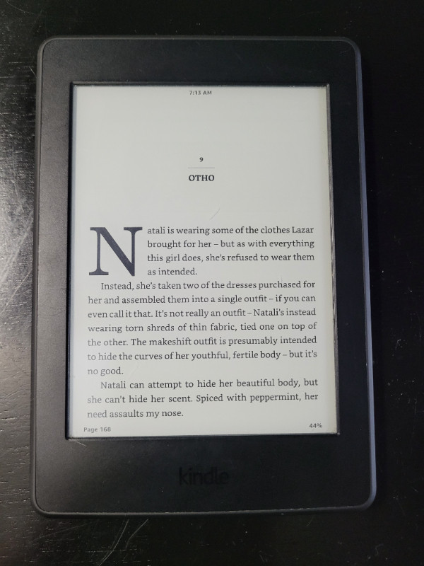 7th generation kindle paperwhite with leather case in General Electronics in Brandon - Image 2