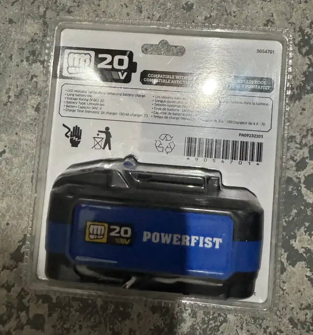 Powerfist 20V Battery65565404873730122