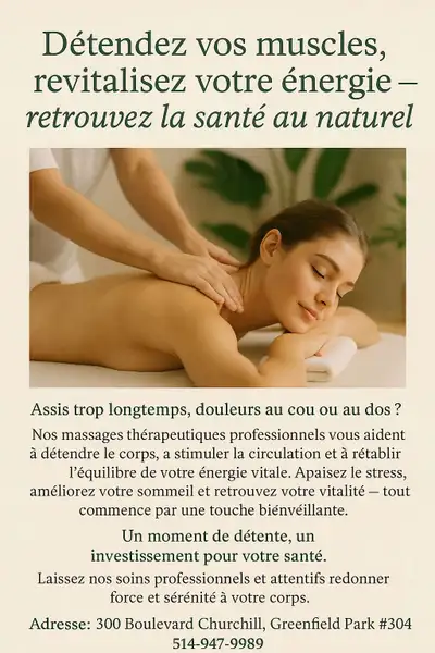 Massage chinois & Acupuncture ✨ Retrouver l’équilibre du corps et de l’esprit Souffrez-vous de : dou...