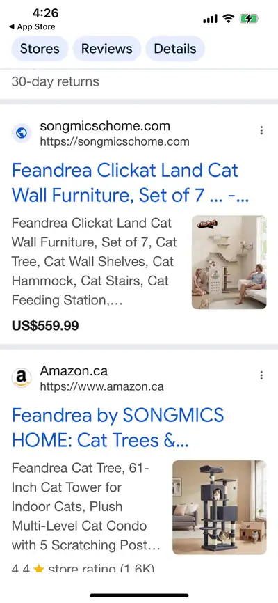10pc feandrea  Clickat Planet - Cat Wall Furniture, View more