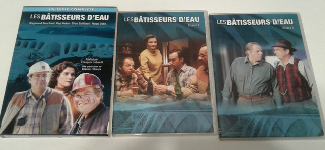 Les Bâtisseurs d'eau Télé Séries Québécoise  dvd dans CD, DVD et Blu-ray  à Ville de Québec