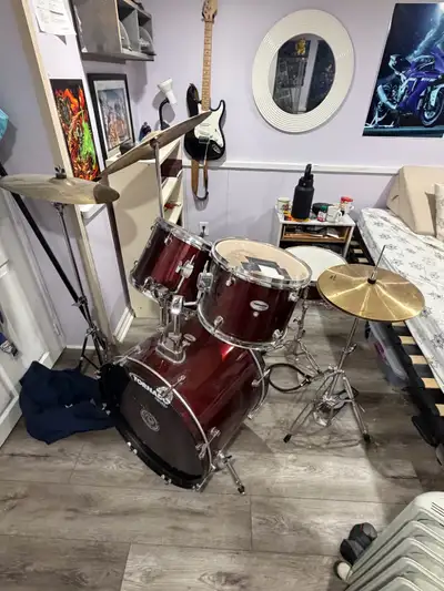 drum set plus extras , View more