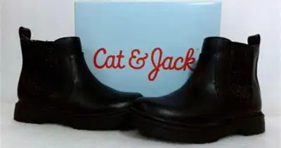 Girl's Zita Zipper Chelsea Boots, Sz 1 & 5, View more