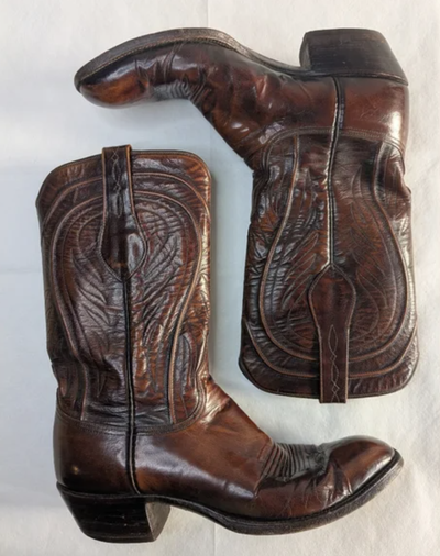 Lucchese Cowboy Western Vintage Boots Mens, View more