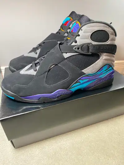 Jordan 8 Retro Aqua 2025 - sz 13, View more