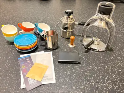 ROK Espresso Press, Stovetop Frother and all the Goodies!, View more