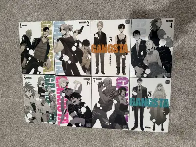Gangsta Manga 1-8, View more