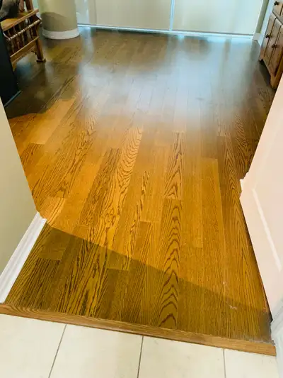 Oak engineered hardwood flooring - approx 275 sq ft, View more