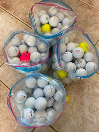 Assorted Used Golf Balls