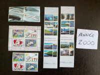 CANADA- 2000- timbres neufs de l'année