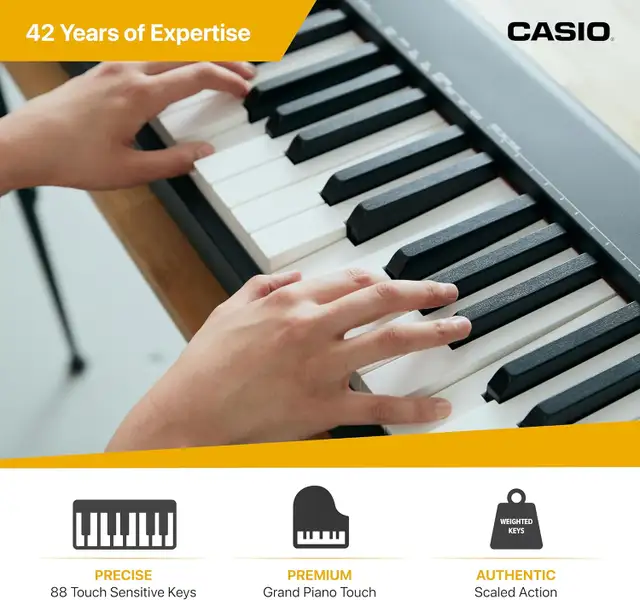 Casio CDP-S110, 88-key Digital Piano complete with Stand & Bench in Pianos & Keyboards in City of Toronto - Image 8