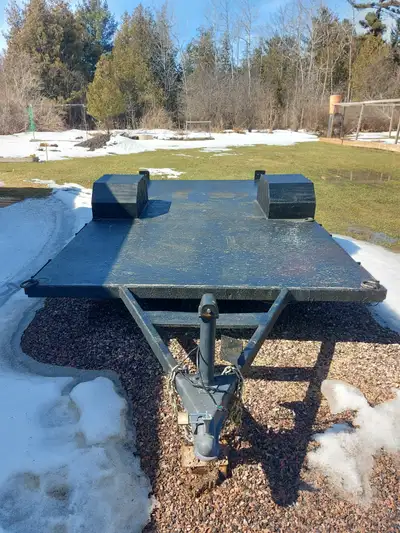 Heavy duty ATV Trailer for sale, not with the ATV Holds 2 ATV's. Side ramps, drive on and drive off....