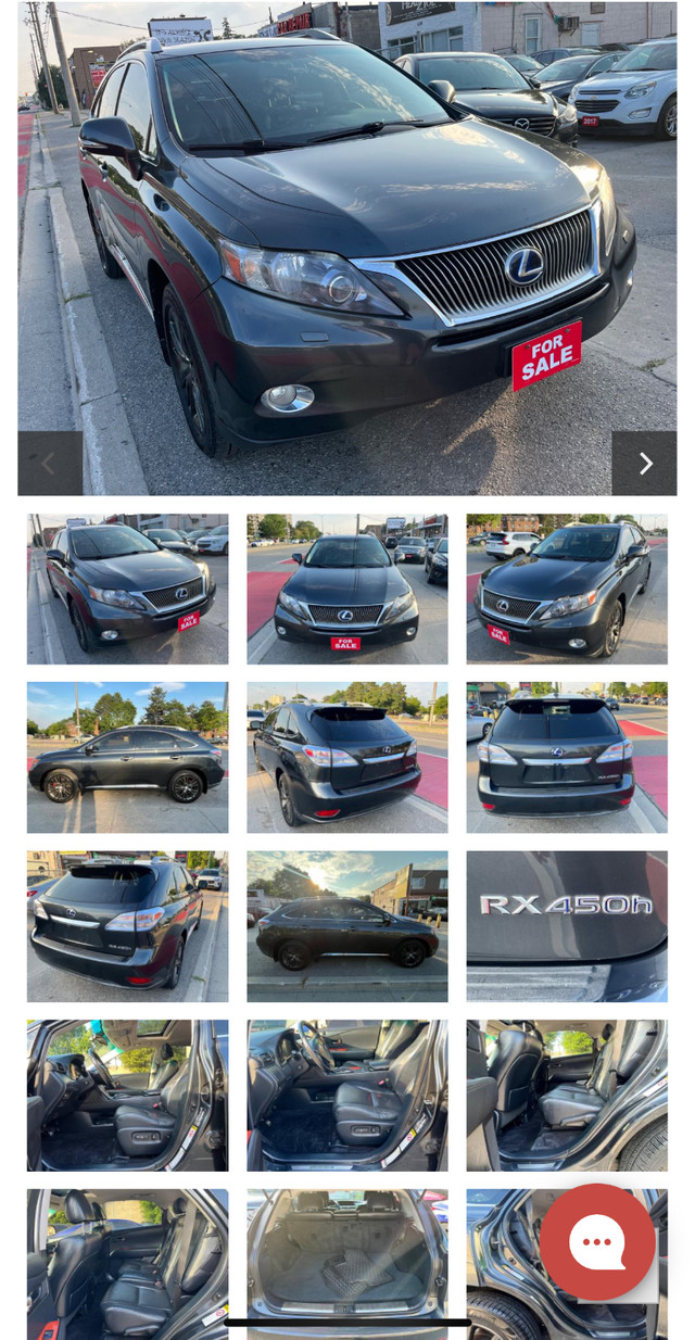 2011 Lexus RX 450 in Cars & Trucks in City of Toronto