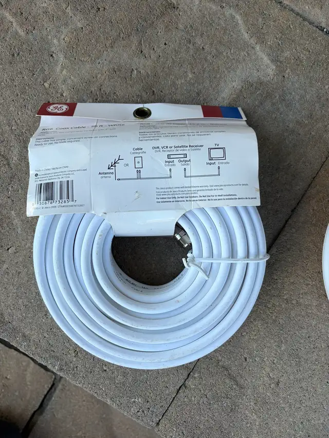 Two GE RG6 Coax Cables – 50 ft Each in General Electronics in Ottawa - Image 4