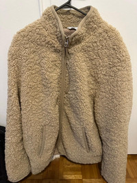 Oversized Full-Zip High-Pile Polar Fleece Jacket