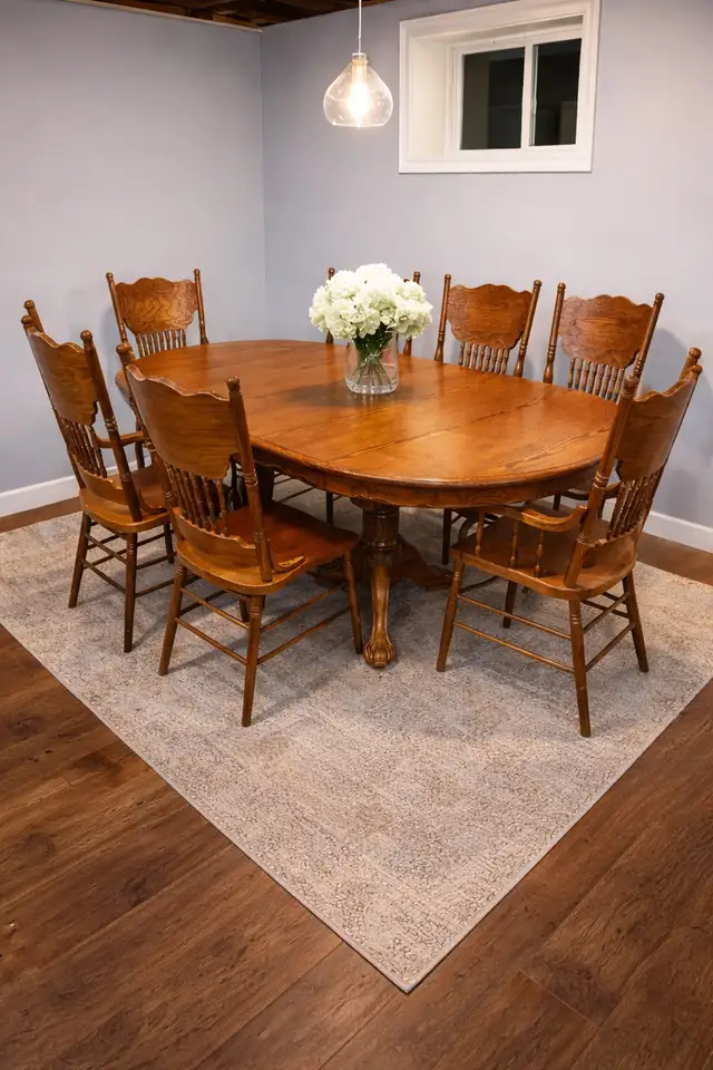 Dining Set + Round Table (Bundle Deal) in Dining Tables & Sets in Bedford - Image 4