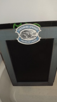 CREEMORE SPRINGS BLUE WOODSY CHALKBOARD -MENU BOARD SIGN