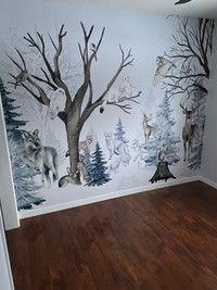 Forest Animal Woodland Wallpaper (brand new roll)