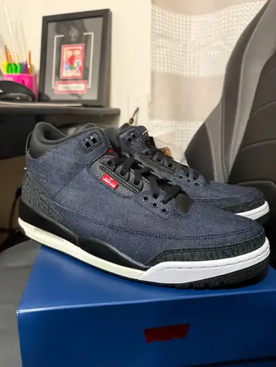 Jordan 3 Retro Levi’s Indigo men’s  Size 10 DEADSTOCK, View more